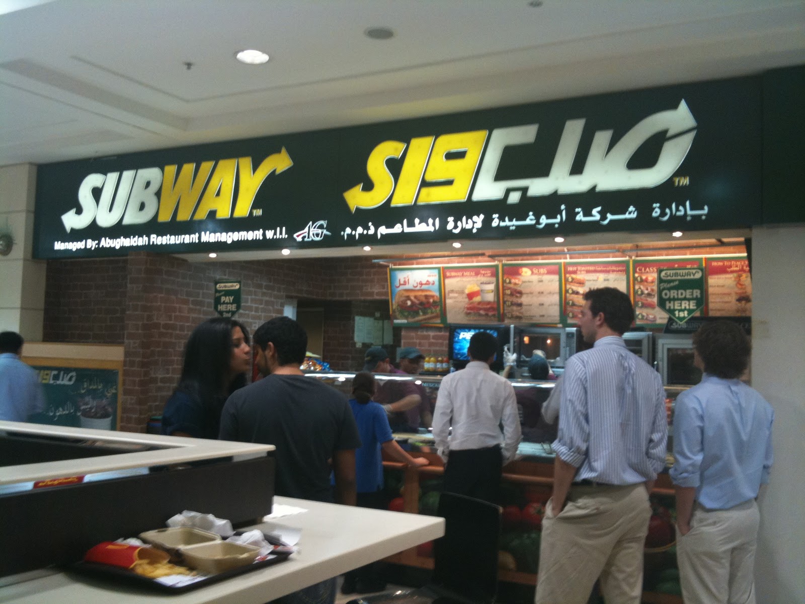 A Little Oryx in Qatar Subway