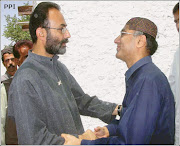 Dr Safdar Sarki with Lashkari Raisani PPP Balochistan Head
