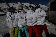 The girls show off the 2008 Team Jackets