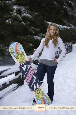 Lorraine&rsquo;s Blog: Stephanie&rsquo;s Senior Pictures in the Snow