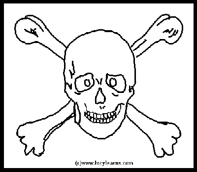 Colouring In Pirate