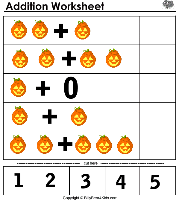 Halloween Math Worksheets