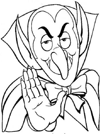  Coloring Pages on Halloween Vampire Coloring Pages Jpg
