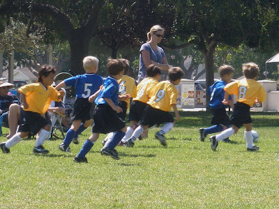 little soccer players