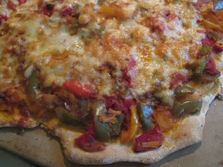chicken fajita pizza