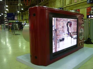 Panasonic giant camera plasma tv screen  