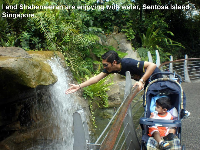 water falls, sentosa island , singapore