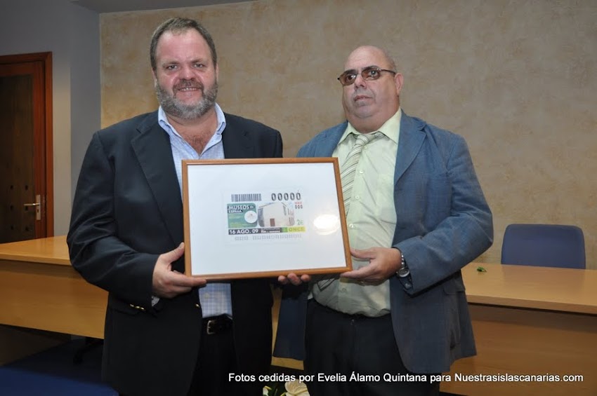 Presentació del Supercupón fin de semana de la ONCE dedicado  al  Museo    Néstor Álamo