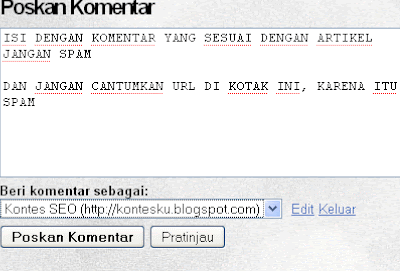 Komentar Mendukung Traffic | SEO