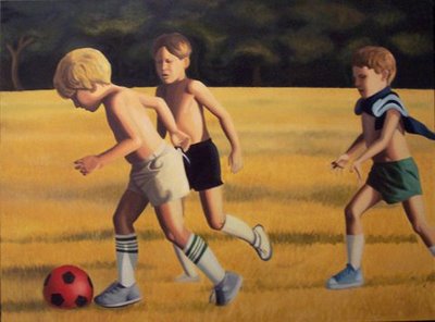 Soccer Boys Painting