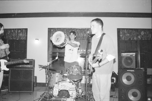 While this photo was taken at least a year and a half later than the tape and the show with Comeuppance, it was selected for this post on the basis of being set at Dalloways and funny, if only in a WTF IS GOING ON HERE sort of way.