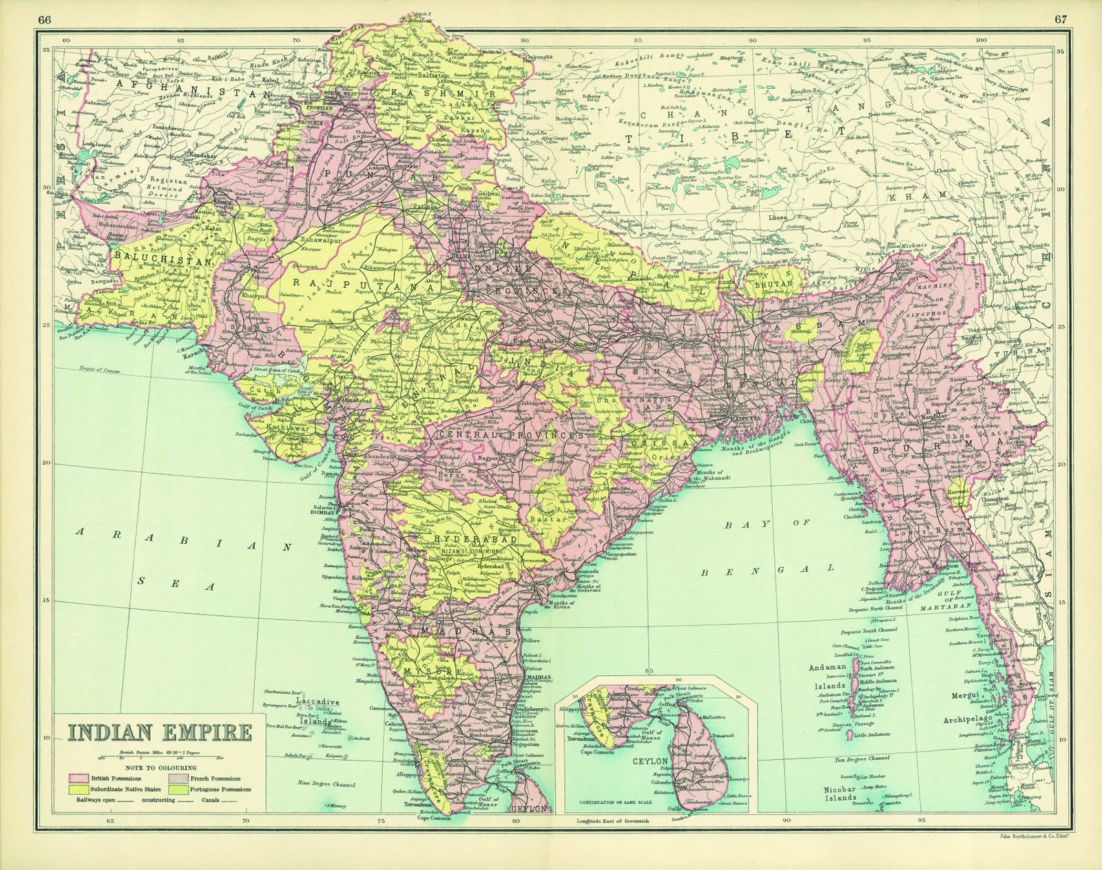 British India Map