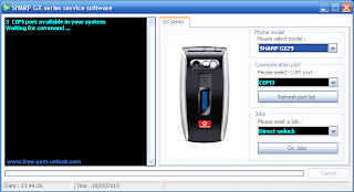 Sharp GX Series service Unlock Sharp GX Series service Unlock