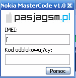 Nokia MasterCode Calculaor v1.0