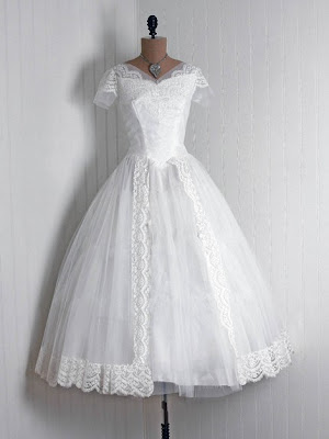 She has an amazing assortment of evening wear and wedding dresses