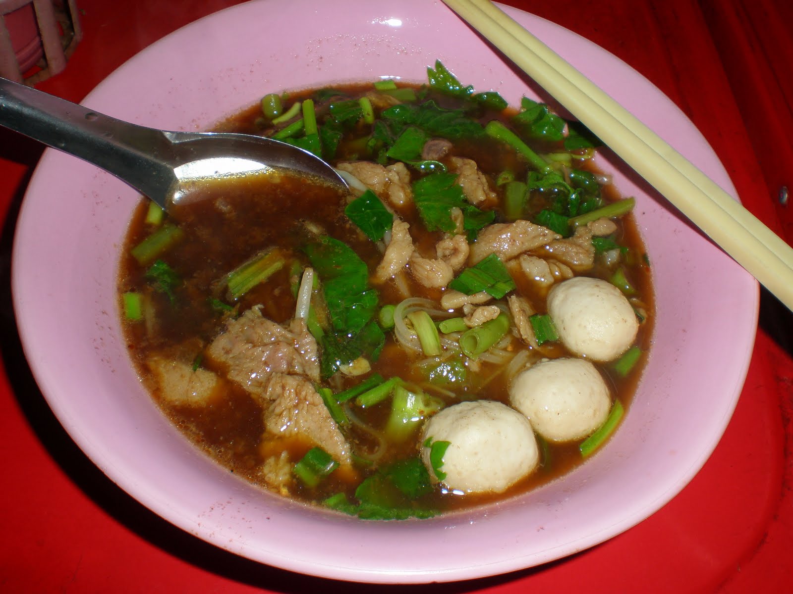 HarKau SiewMai: Bangkok Street Food - Pork noodles