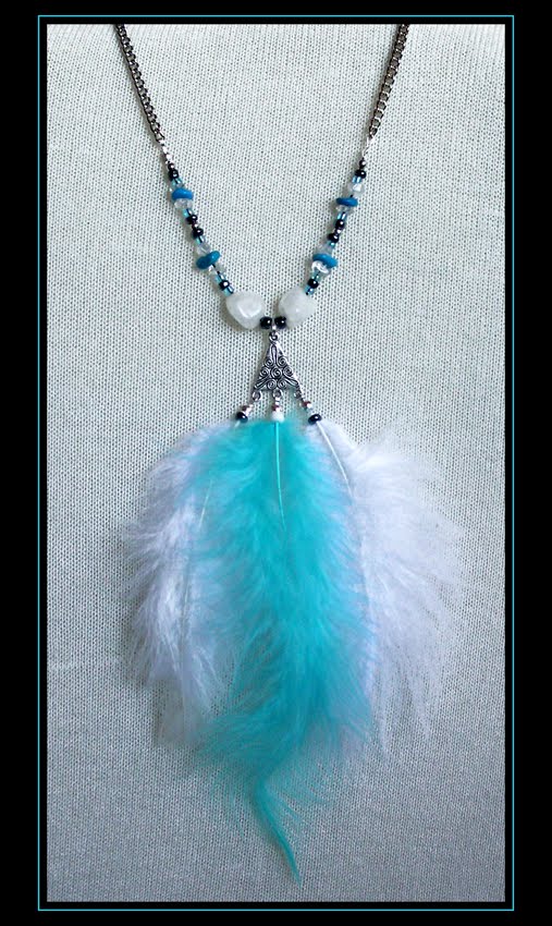 White and Turquoise Necklace