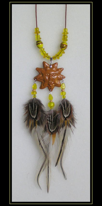 Sun Rooster Necklace III