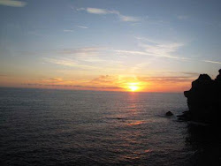 Pôr do sol em Cinque Terre - Itália