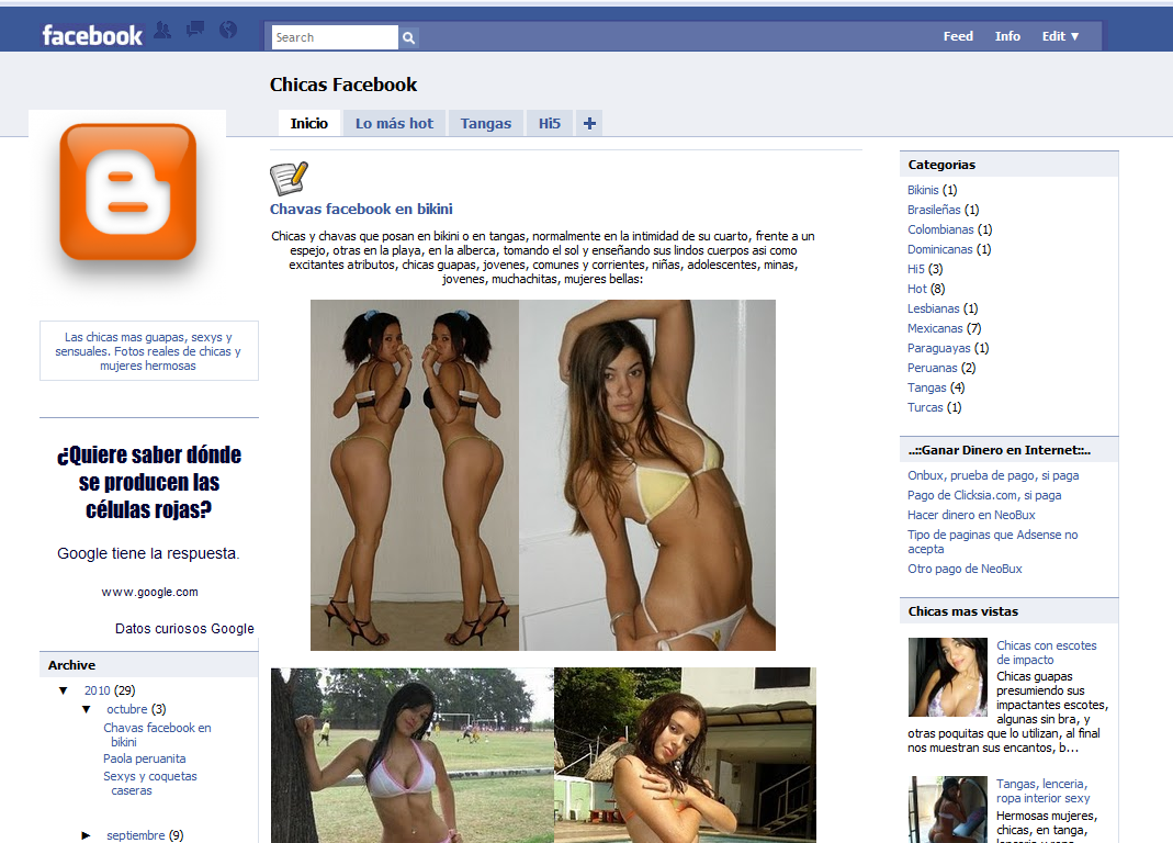 las chicas mas sexys hot lindas y bellas del facebook fotos de tangas