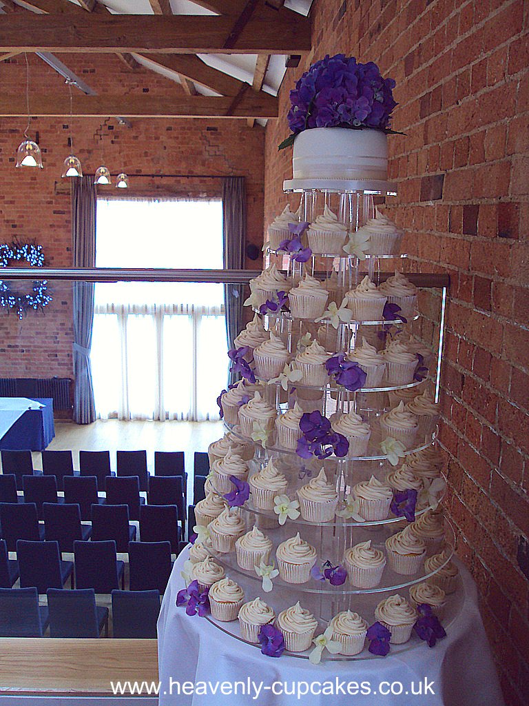 Heavenly Cupcakes Wedding Cakes at The Carriage Hall Nottingham