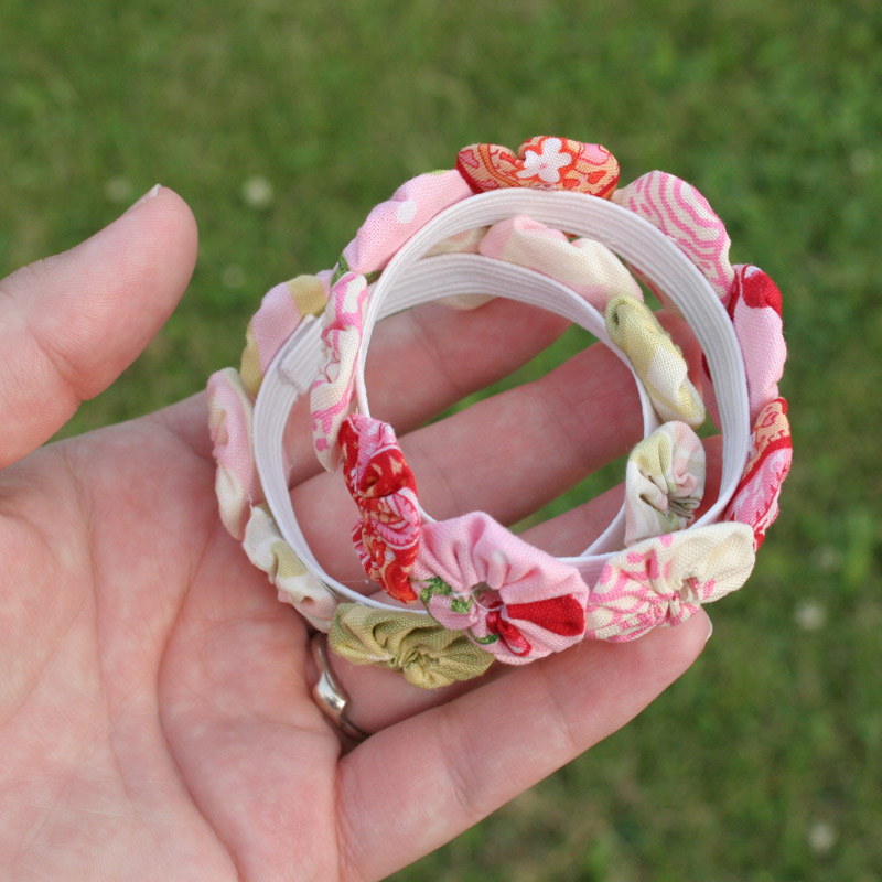 Fresh Poppy Design Quilt Patterns Fabric Bracelets