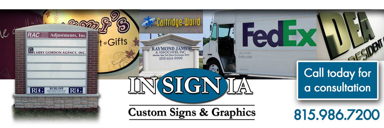 Insignia: Custom Signs and Graphics presents The Sign Gammet