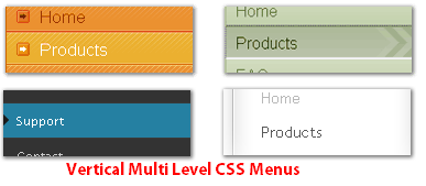 How To Add Vertical HTML+CSS Menu Widget In Blogger