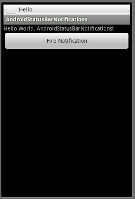 狀態欄通知(status bar notification)在系統的狀態欄之上添加一個帶有文本信息的圖標 狀態欄通知(status bar notification)在系統的狀態欄之上添加一個帶有文本信息的圖標