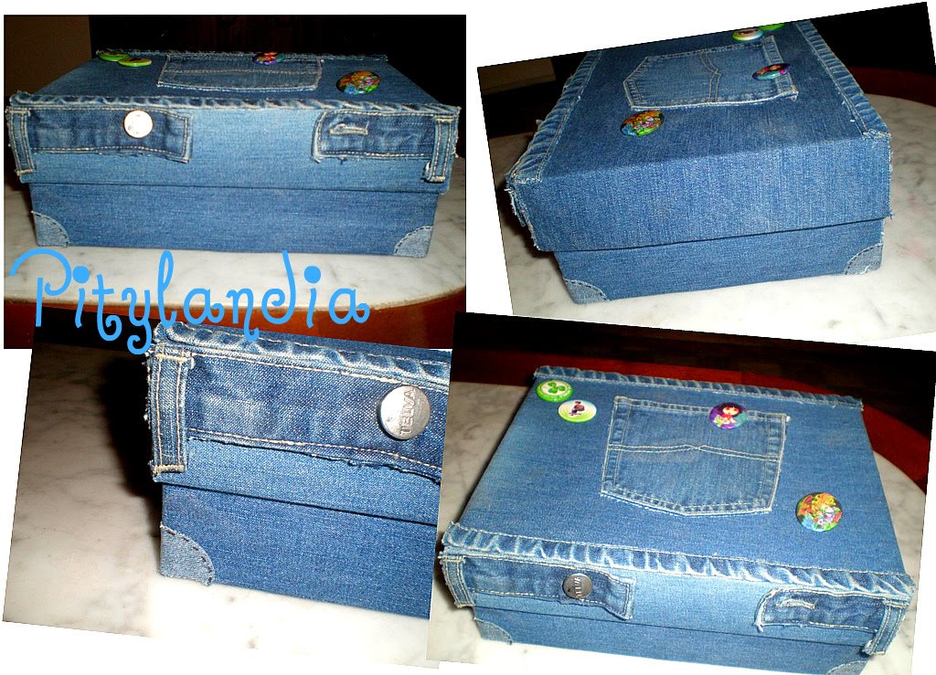 Cosas Bonitas by Pity: Forrar Caja con Vaqueros