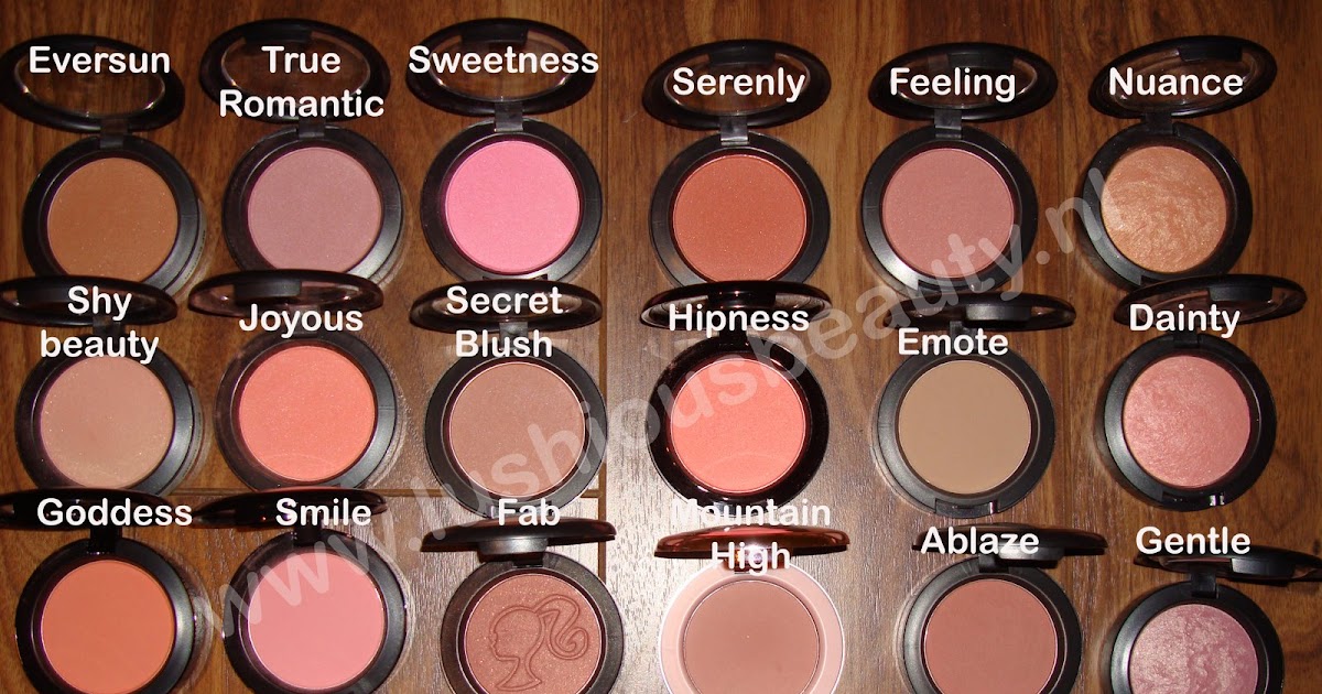 Lushious Babe's Beauty Blog My Mac blush collection