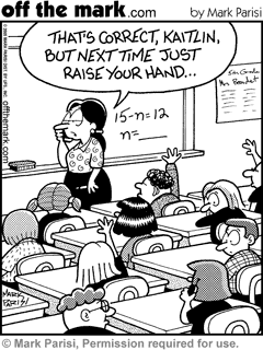 Bad Teacher Cartoon