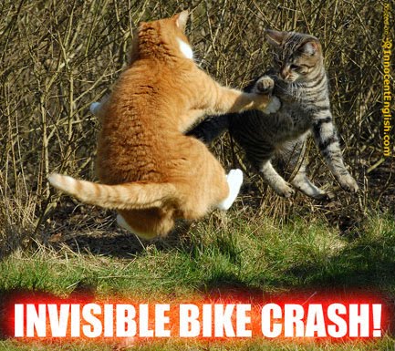 how did u get an invisible bike