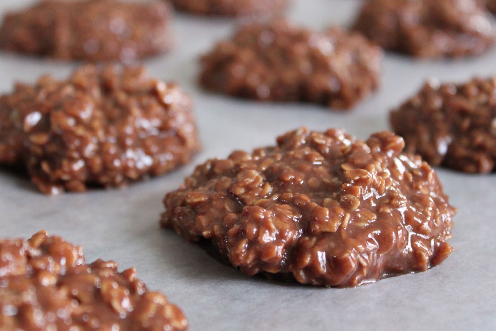 c. jane create chocolate & peanut butter nobake cookies
