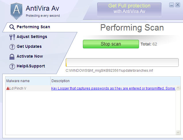 How to remove AntiVira AV: