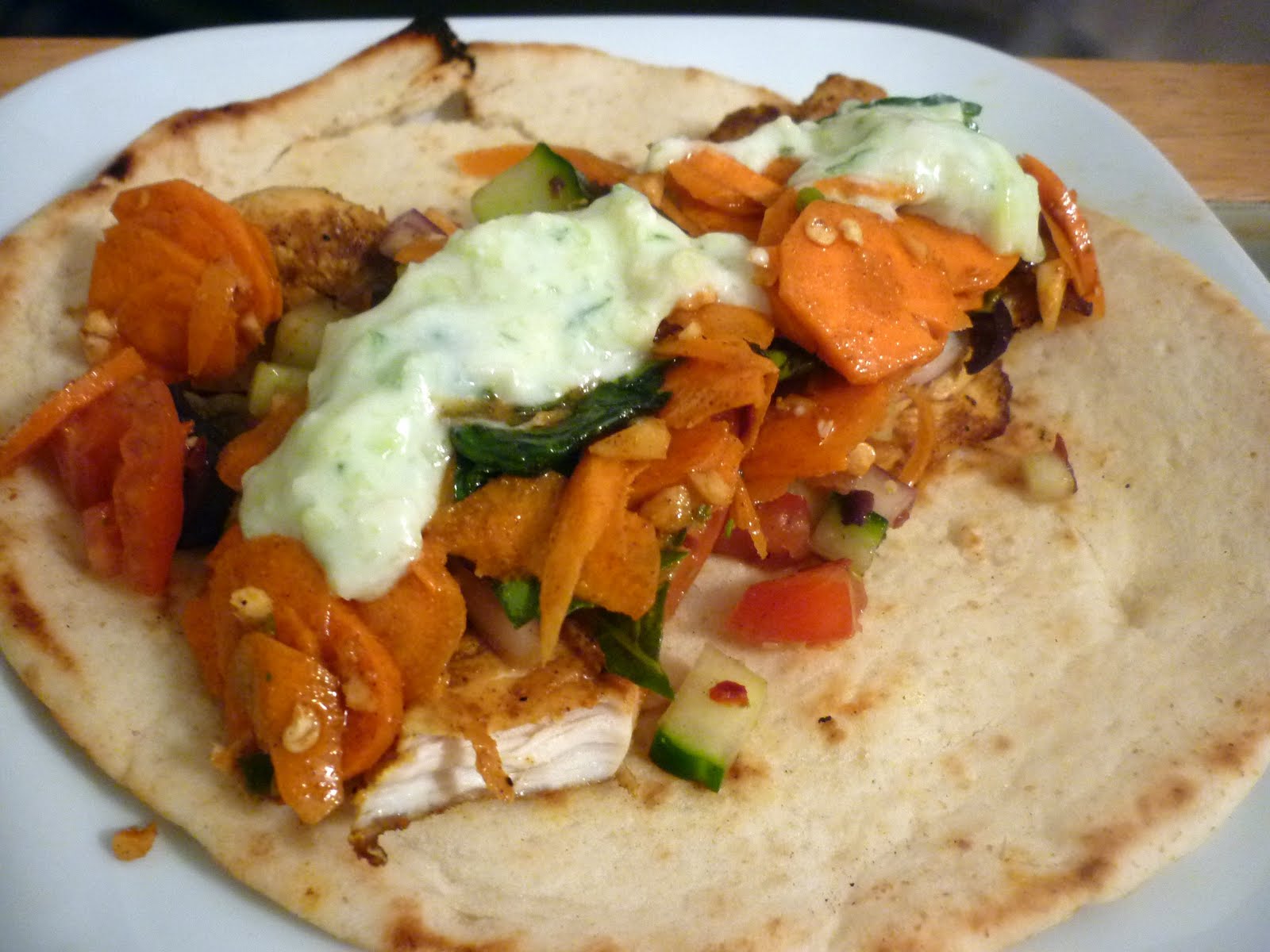 The flavor of the shawarma