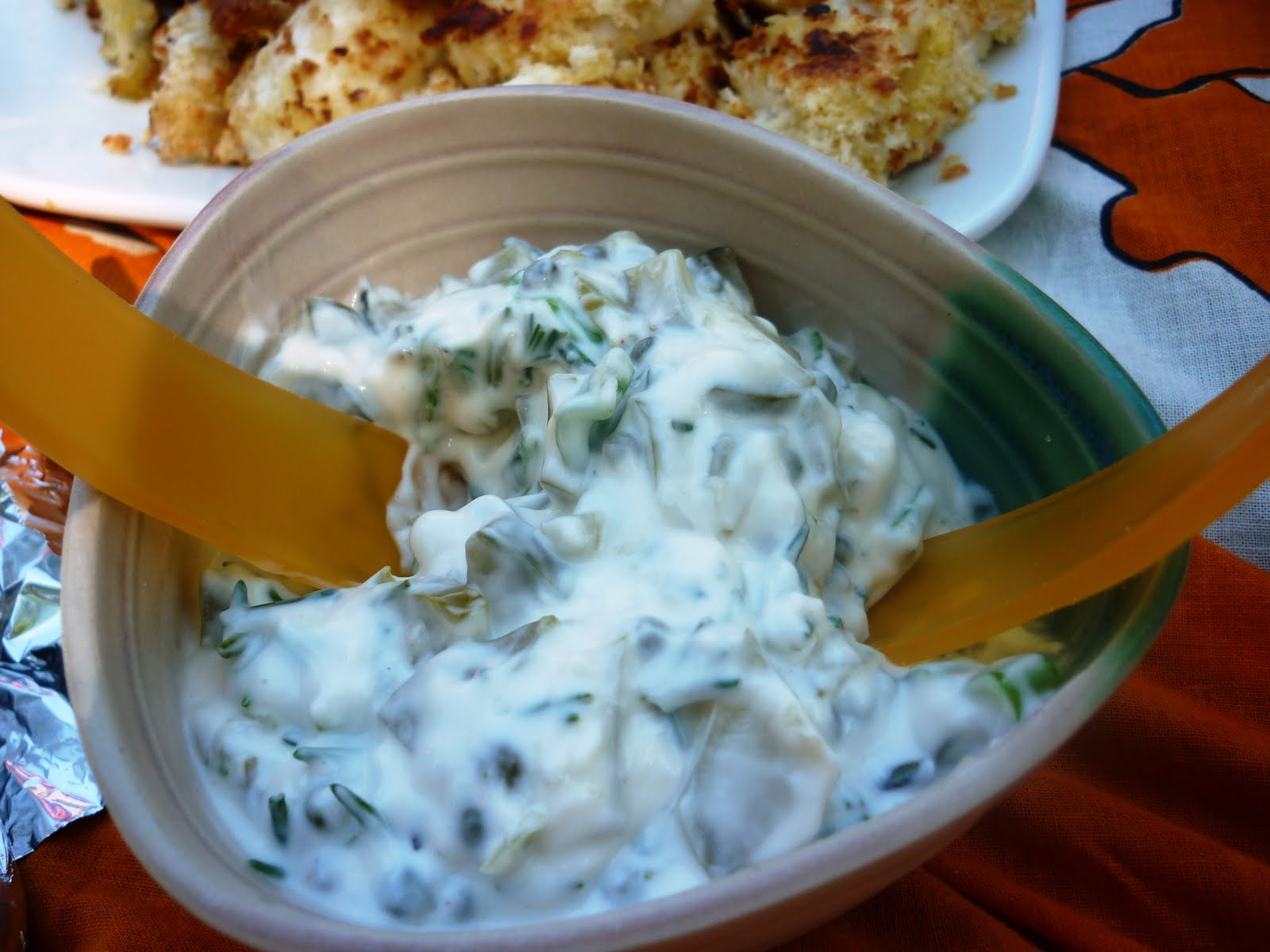 Good Looking Home Cooking Halibut Fish Sticks with Dill Caper Tartar Sauce