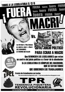 ¡Fuera Macri!