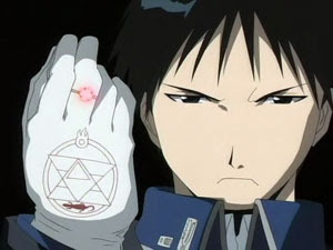 Willingham's most famous character, Colonel Roy Mustang from FMA