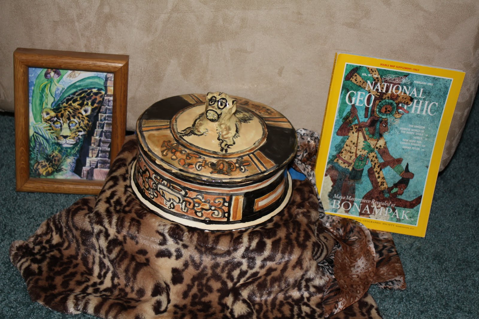 The Book of Mormon & My Maya Travels & Collection Maya artifact