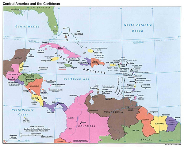 map of latin america and capitals. lank map of south america