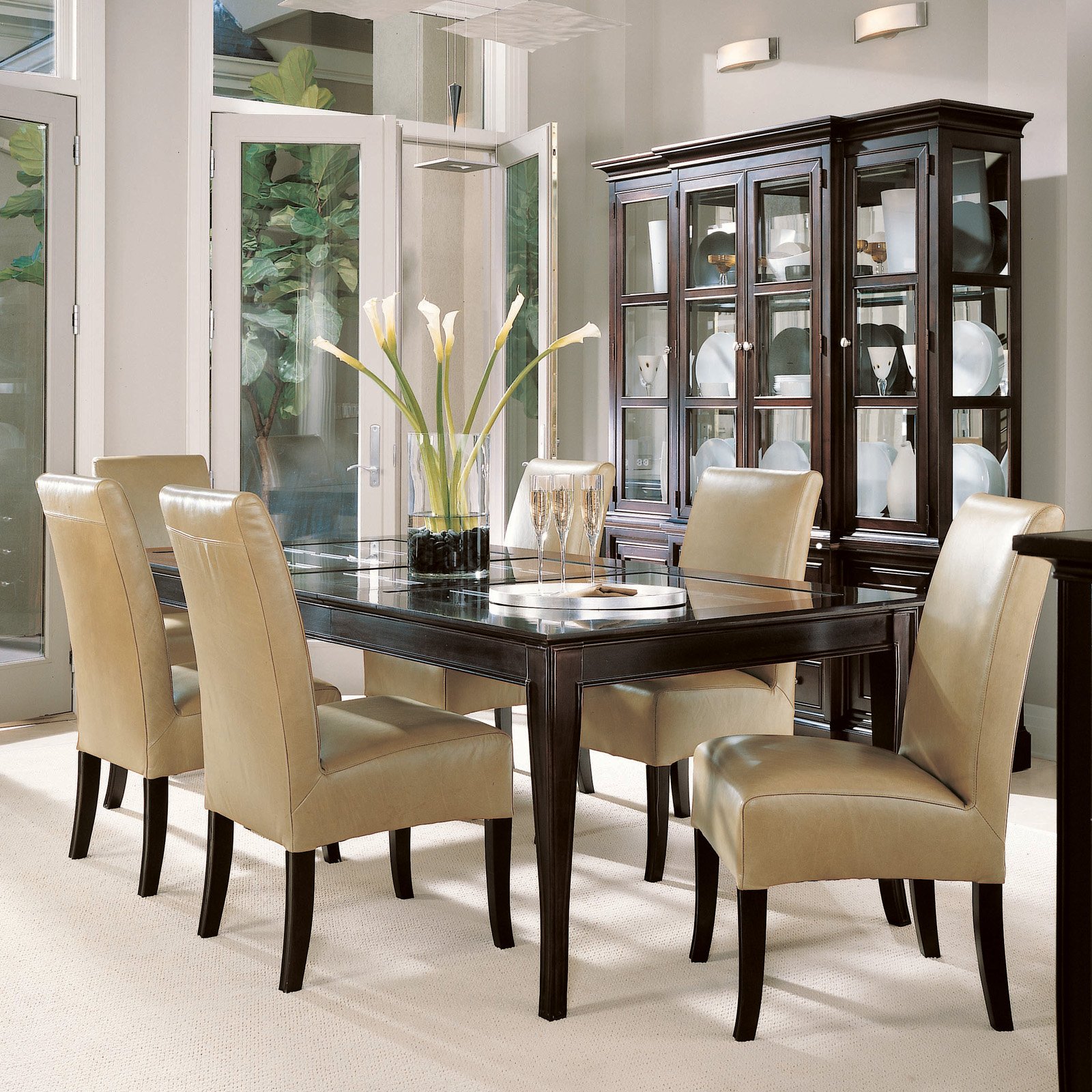 American Modern Glass Top Table Furniture Luxury Furniture For Your Home