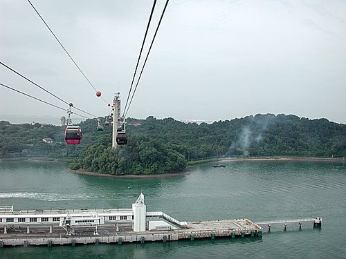 Cable Car To Sentosa Island