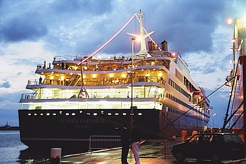 Cruise Ship at Bari Port