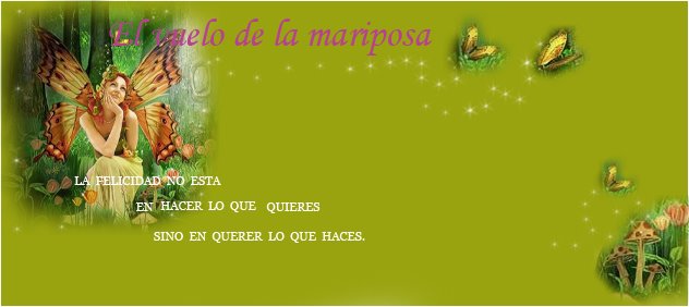 EL VUELO DE LA MARIPOSA