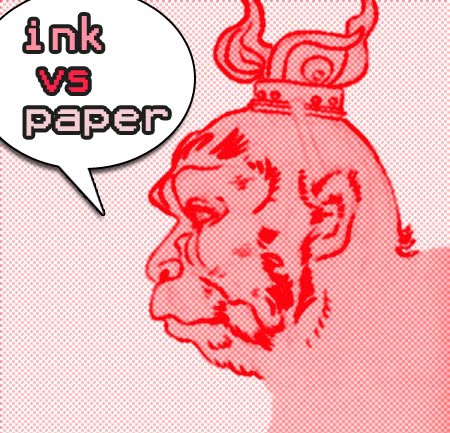 ink vs paper