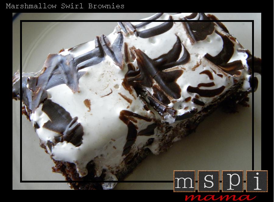 MSPI Mama Marshmallow Swirl Brownies