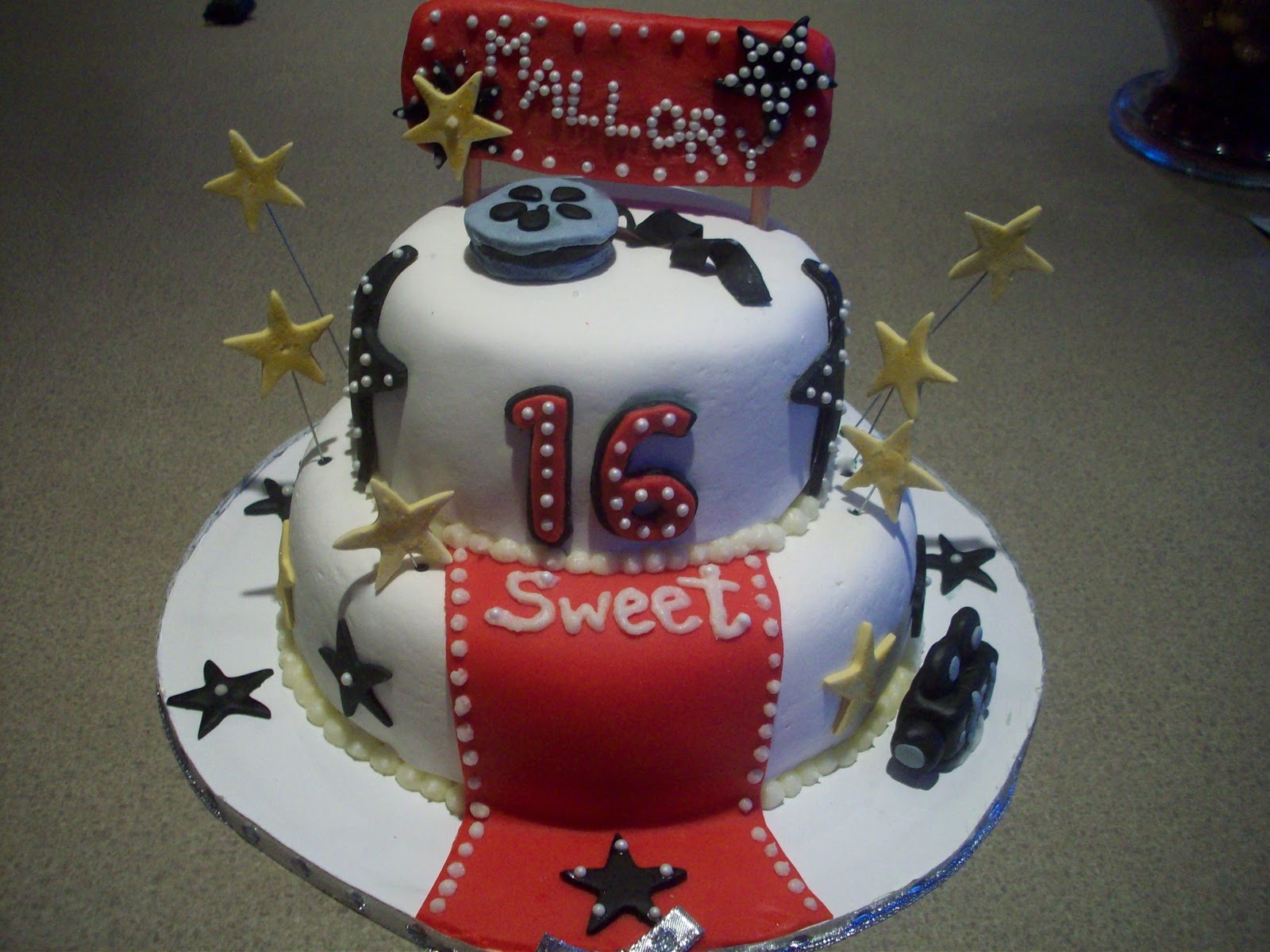 Kateskakes Busy Week Of Cakes Sweet 16 50th Birthday Baby