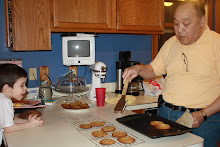 Papa Baking Cookies for Daniel