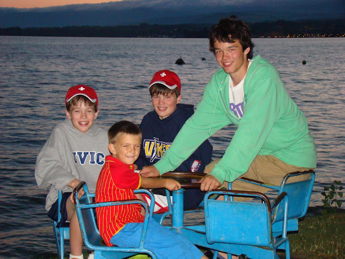 Walking along Lake Geneva to watch the fireworks